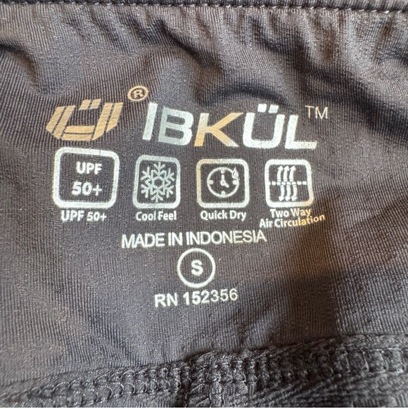 Ibkul Dark Grey UPF 50+ Women's Activewear Tennis Skirt Skort Size Small B26 - Picture 5 of 10